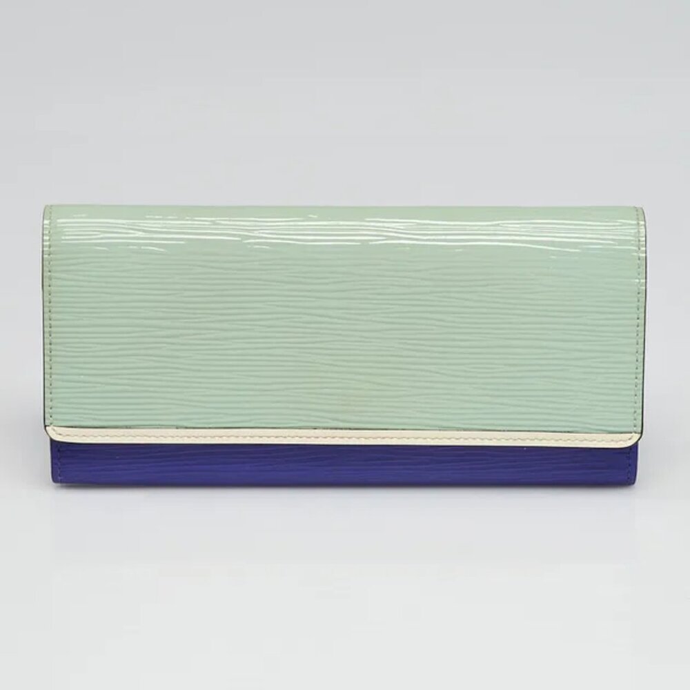 AUTHENTIC LOUIS VUITTON FLORE LONG WALLET IN EPI LEATHE - RARE